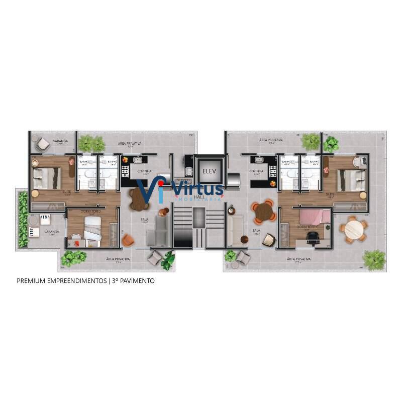 Apartamento à venda no Itapoa: 