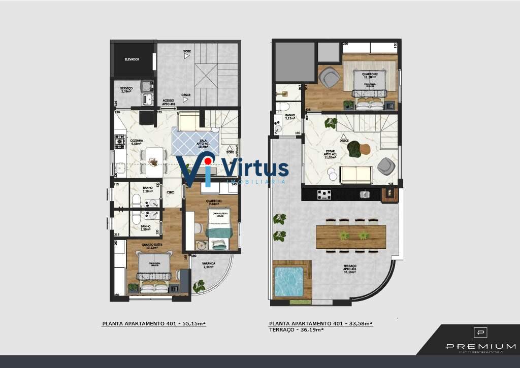 Apartamento à venda no Itapoa: 