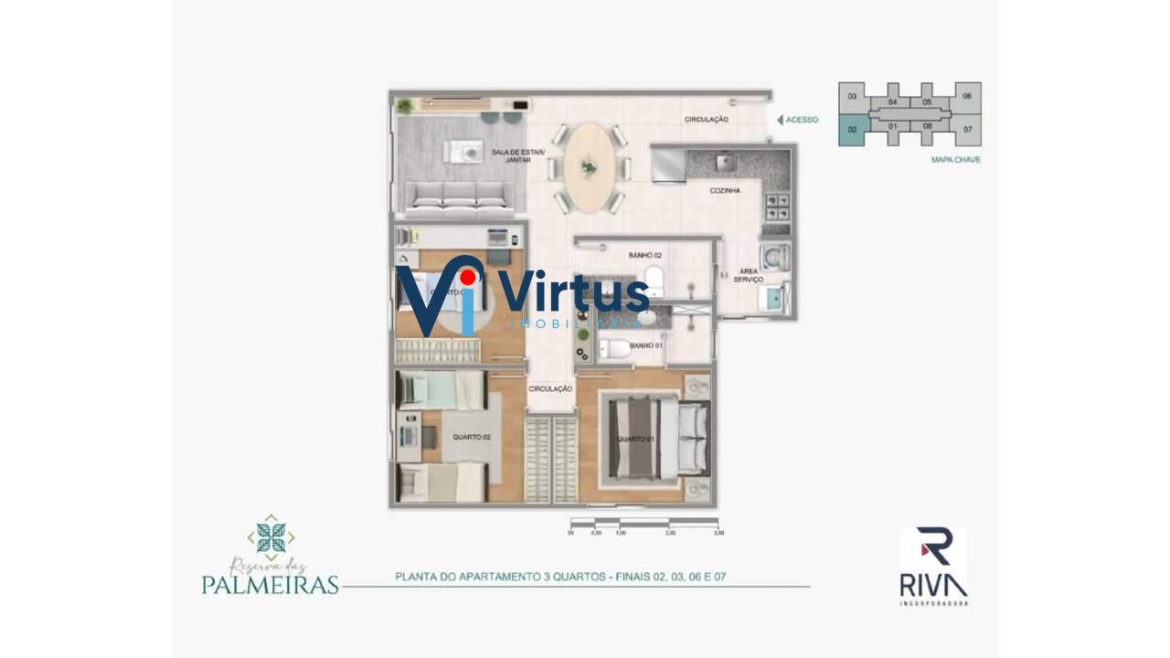 Apartamento à venda no Palmeiras: 