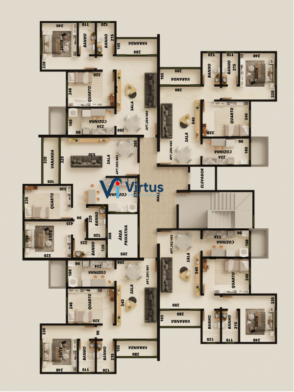 Apartamento à venda no Santa Branca: 