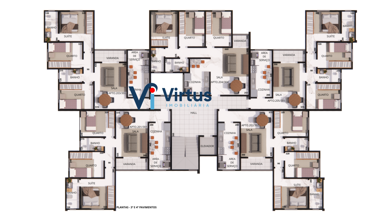 Apartamento à venda no Santa Branca: 