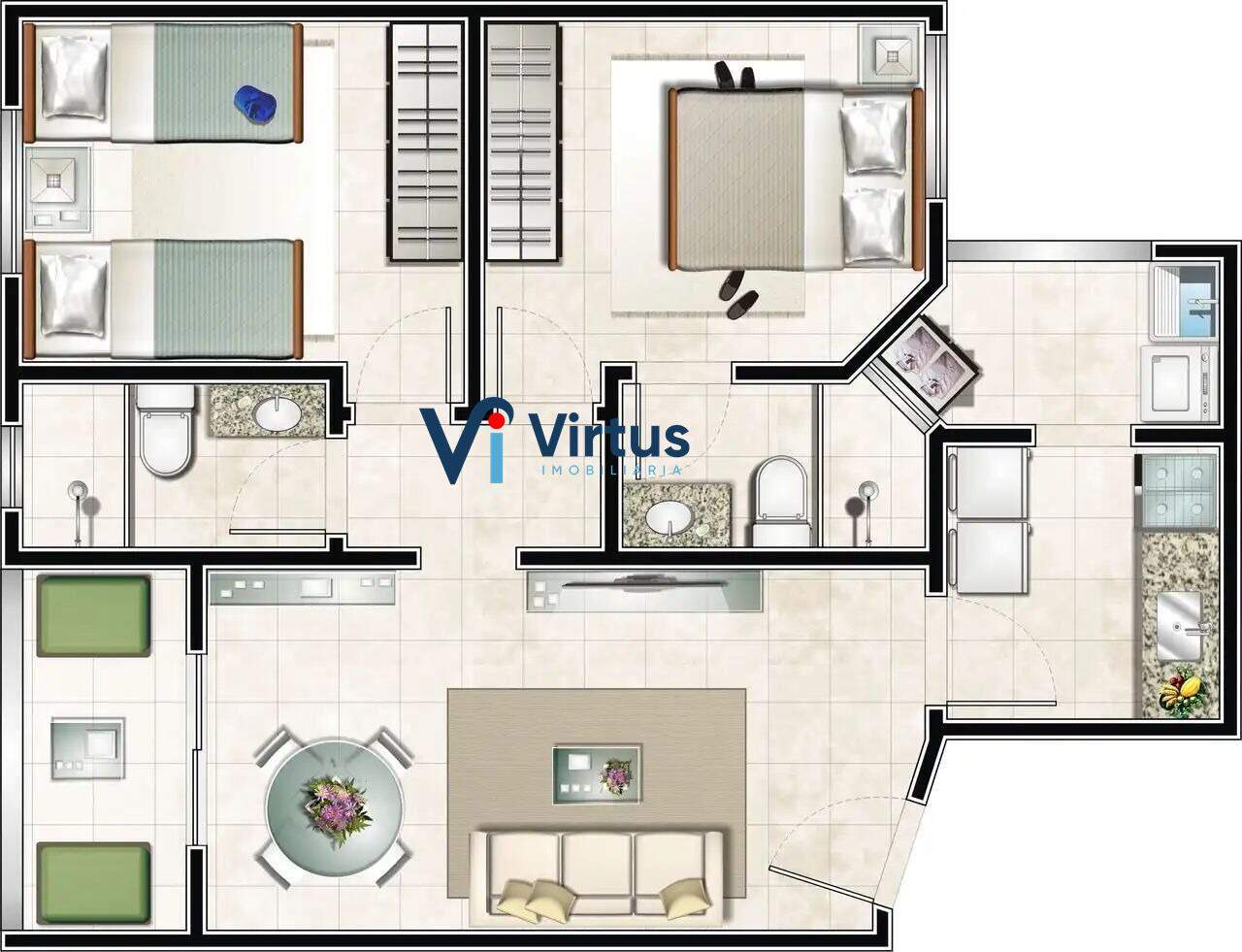 Apartamento à venda no João Pinheiro: 