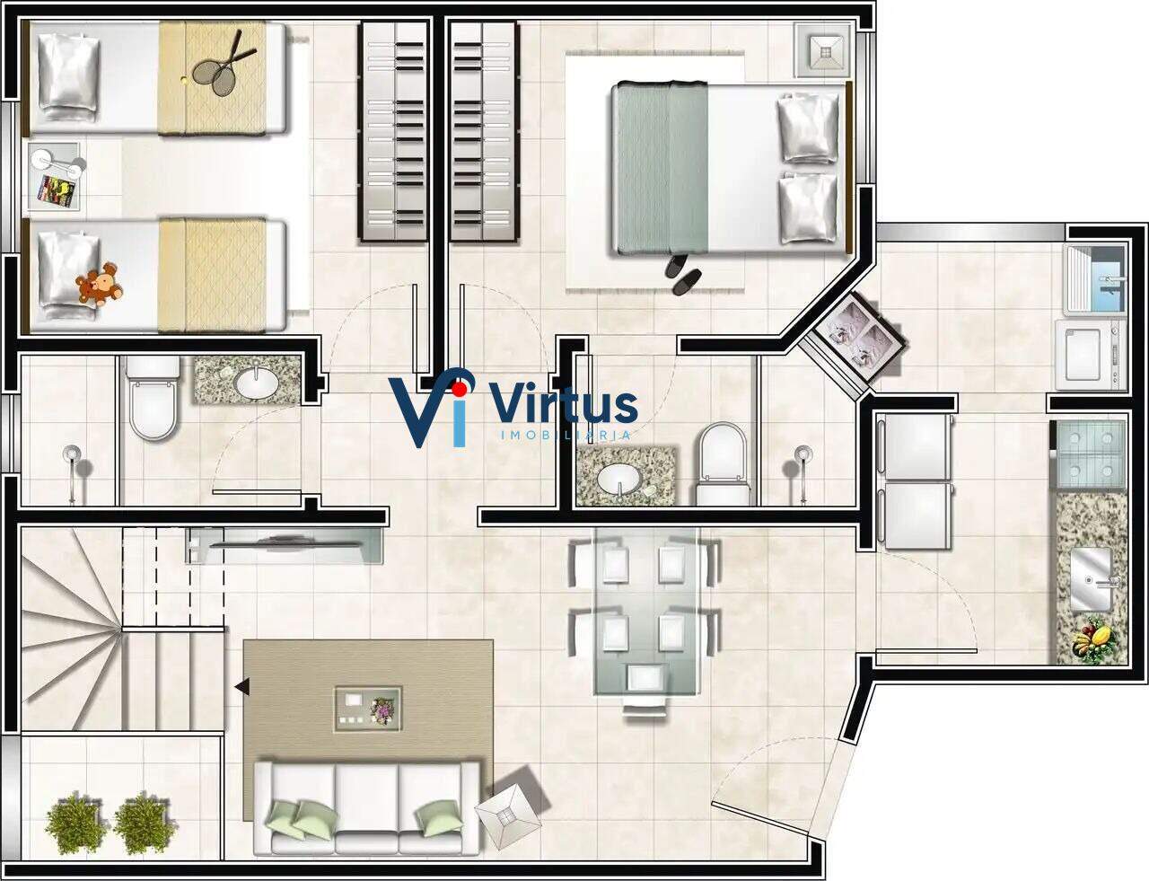 Apartamento à venda no João Pinheiro: 