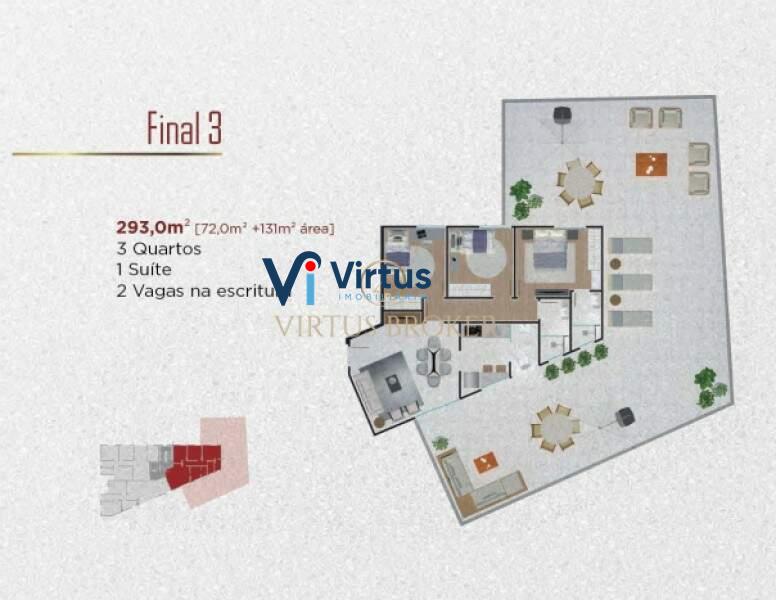 Área privativa à venda no Uniao: 