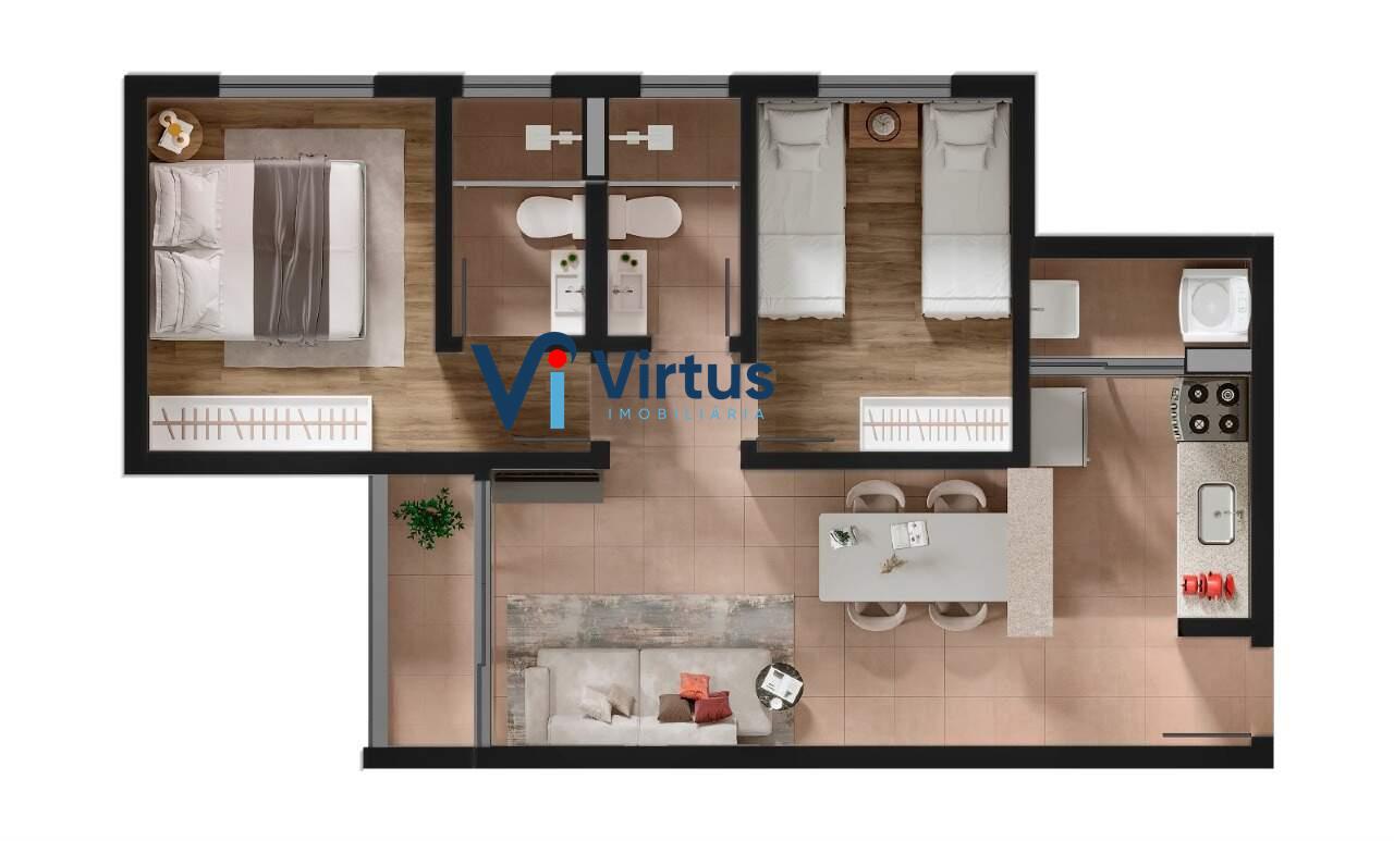 Apartamento à venda no Santa Branca: 