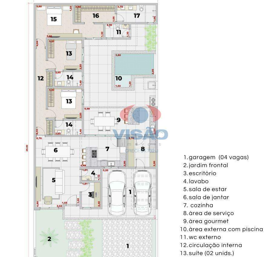 Casa em condomínio à venda no Residencial Milano: 