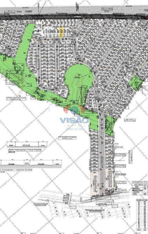 Terreno em condomínio à venda no Residencial London Park: 