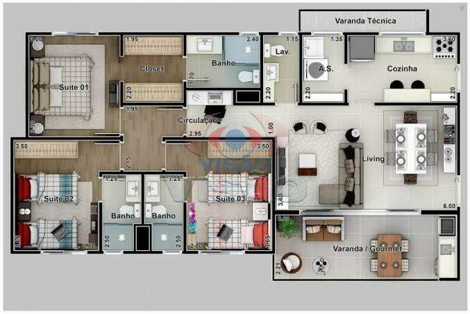 Apartamento à venda no Cidade Nova: 