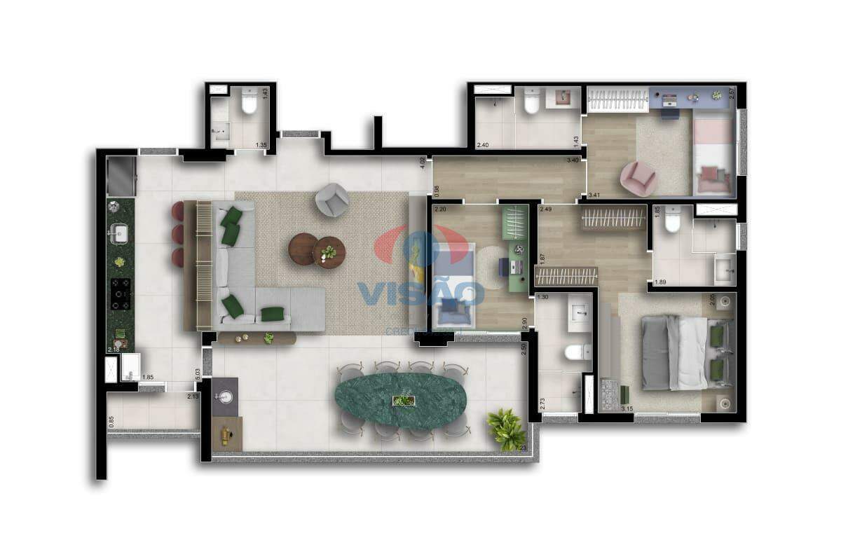 Apartamento à venda no Jardim Cidade Jardim: 