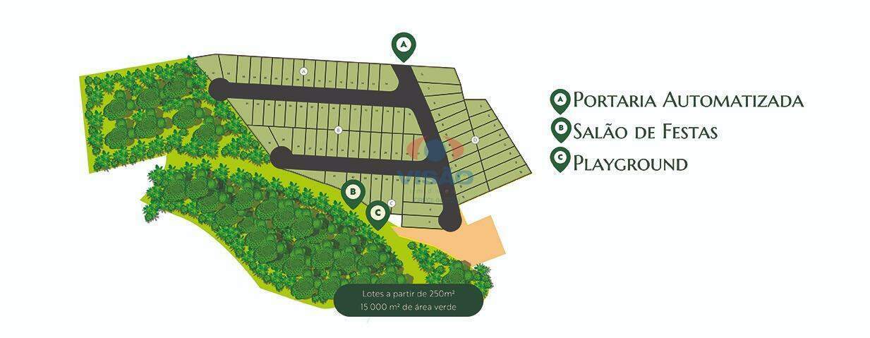 Terreno em condomínio à venda no Itaici: 