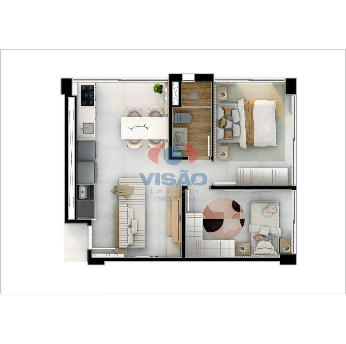 Apartamento à venda no Centro: 