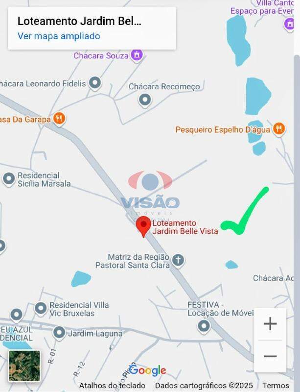 Terreno em condomínio à venda no Parque Residencial Indaia: 