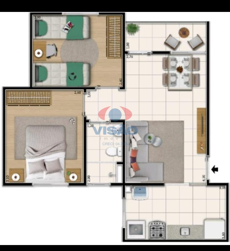Apartamento à venda no Mato Dentro: