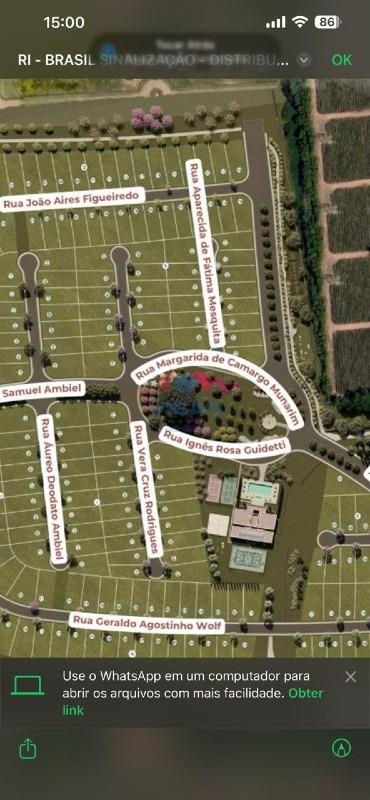 Terreno em condomínio à venda no Parque das Bandeiras: 