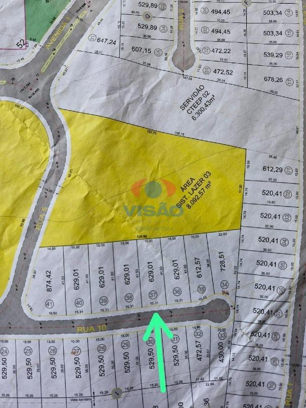 Terreno em condomínio à venda no Parque das Bandeiras: 