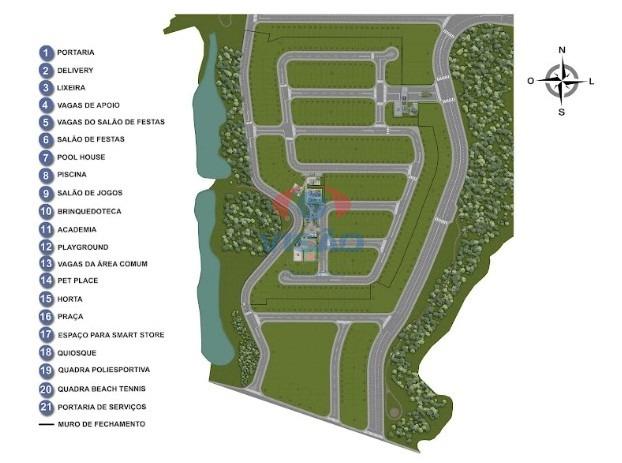 Terreno em condomínio à venda no Jardim Buru: 