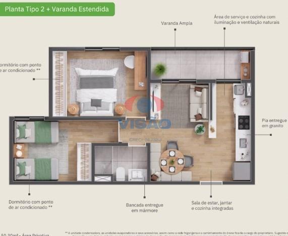 Apartamento à venda no Parque Residencial Indaia: 