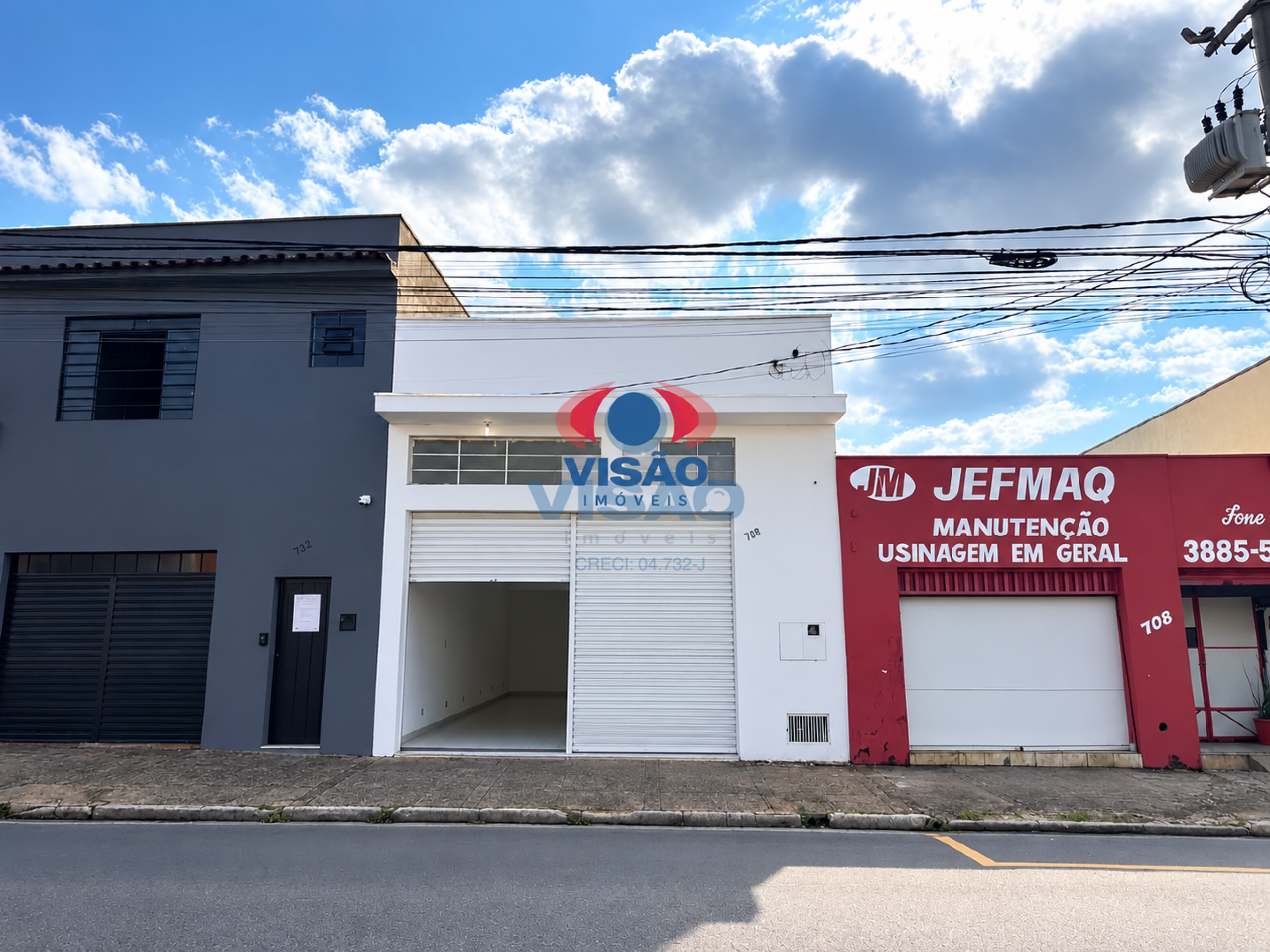 Salão para aluguel no Jardim Santa Cruz: 