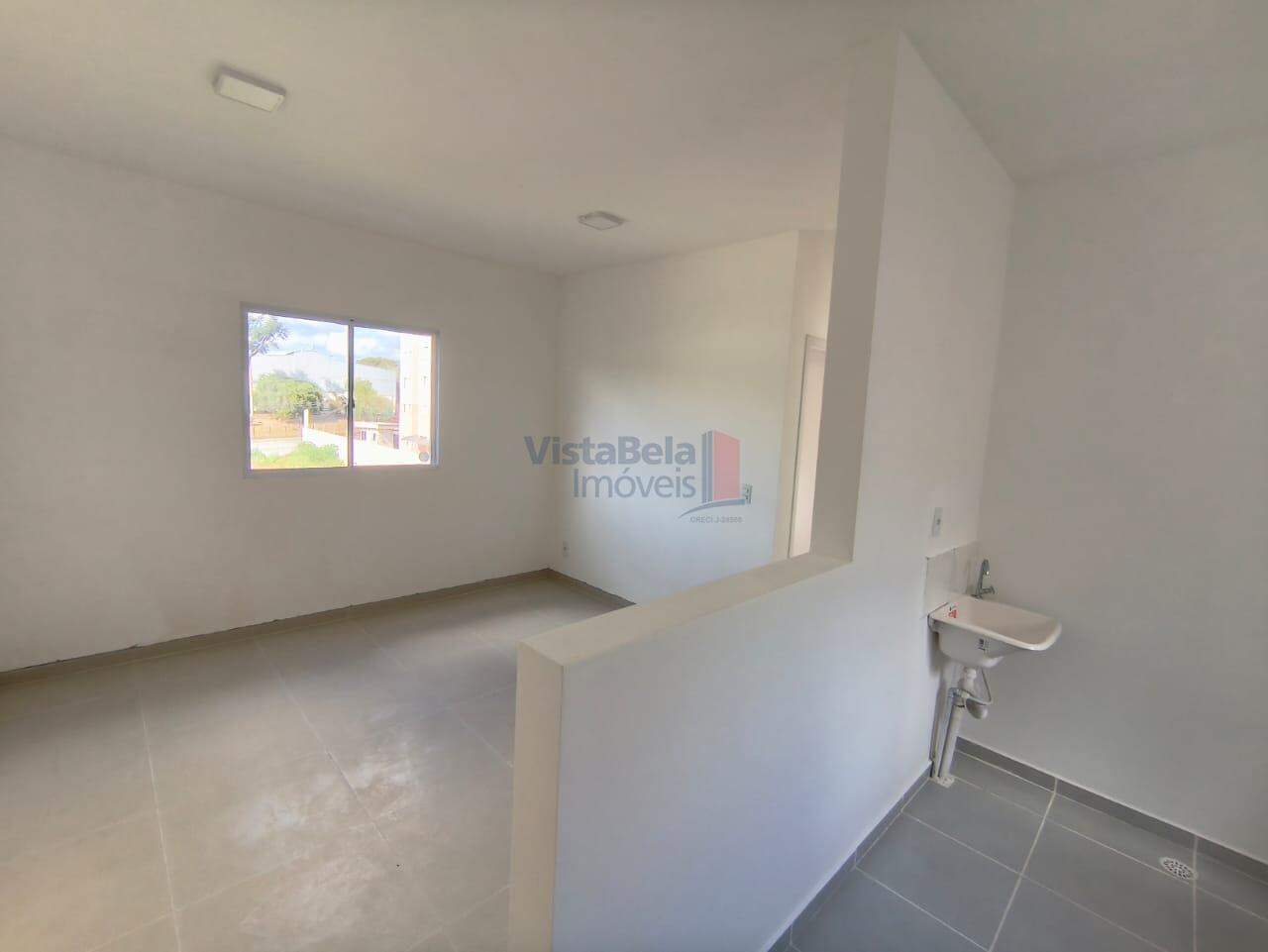 Apartamento para aluguel no Chácara São Manoel: SALA INTEGRADA COM COZINHA