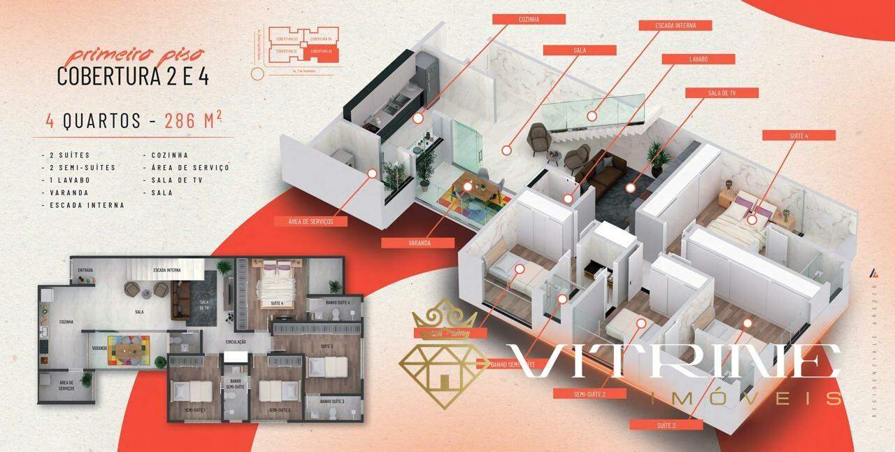 Apartamento à venda no Centro : 