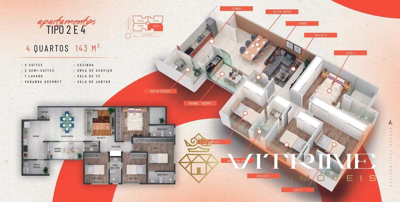Apartamento à venda no Centro : 