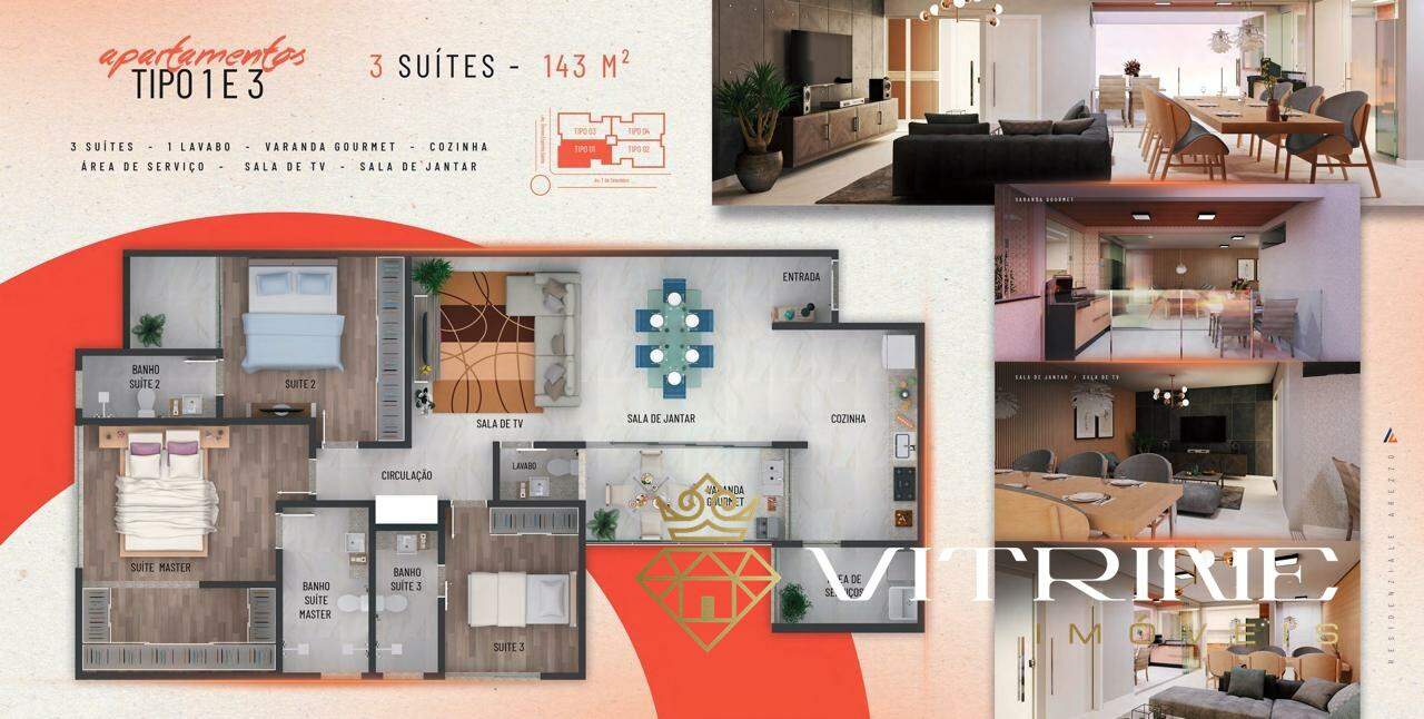 Apartamento à venda no Centro : 