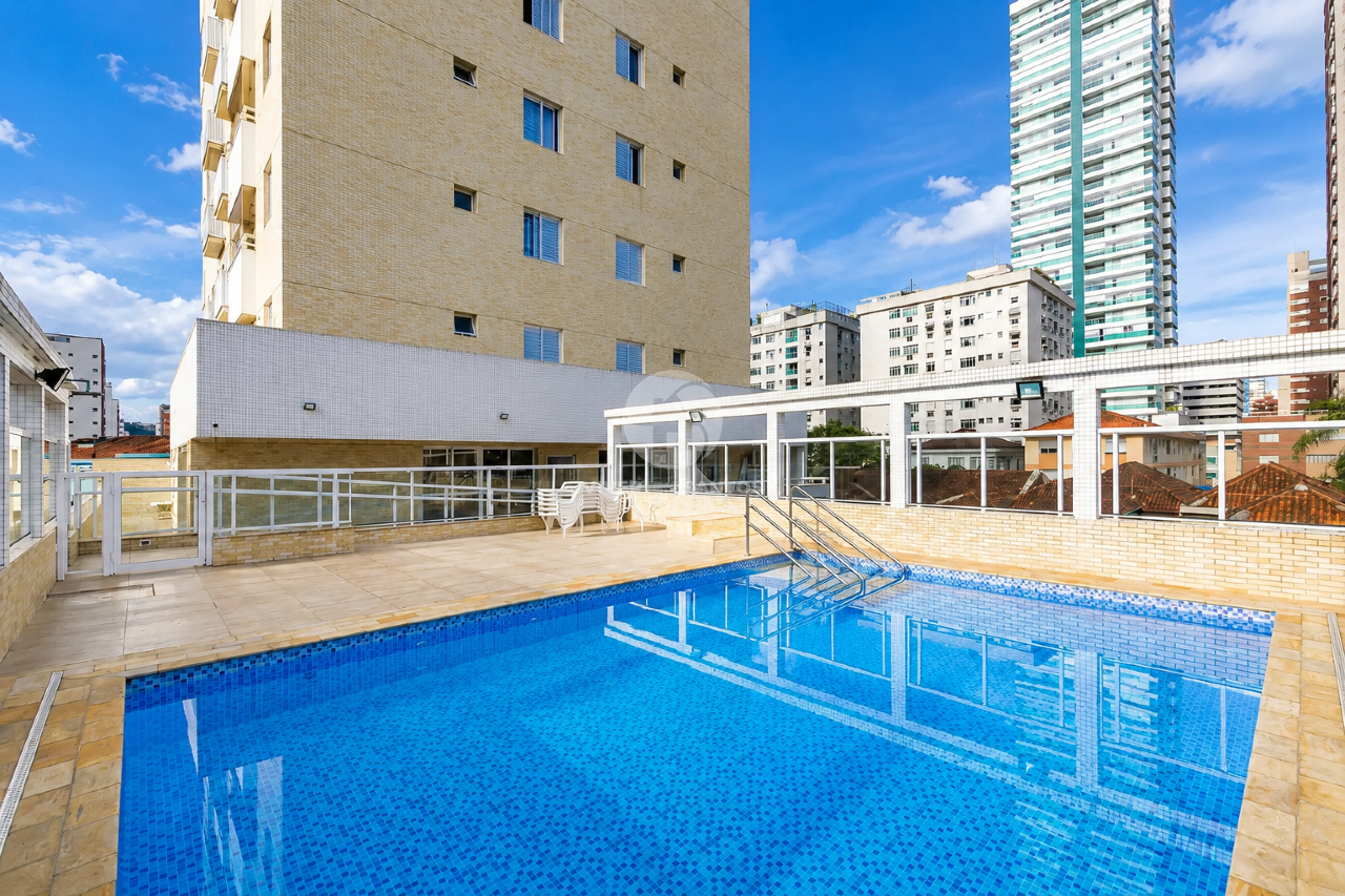 Apartamento incrível em localização privilegiada, a apenas três quadras da praia, 3 quartos sendo 1 suíte e lazer completo em Pompéia, Santos — foto 26