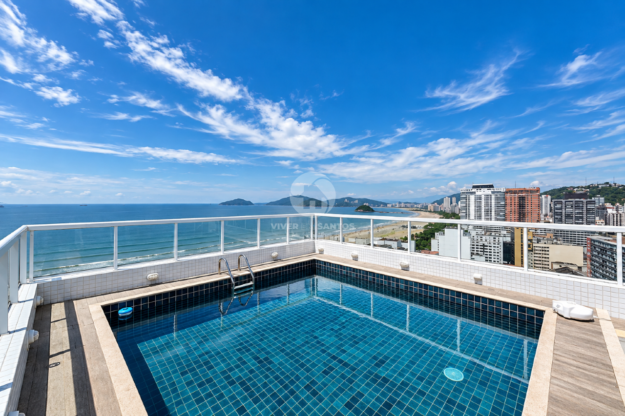 Apartamento Porteira Fechada, 3 Dormitórios, 2 Suítes, 2 Vagas e Lazer Completo no Gonzaga – Santos/SP em Gonzaga, Santos — foto 22