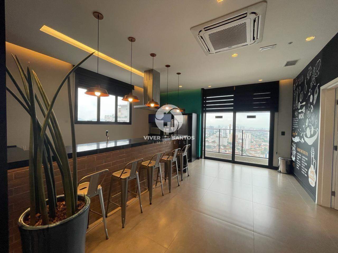 Apartamento no Boqueirão - 01 dormitório- vaga demarcada -Lazer completo- prox. á praia em Boqueirão, Santos — foto 43