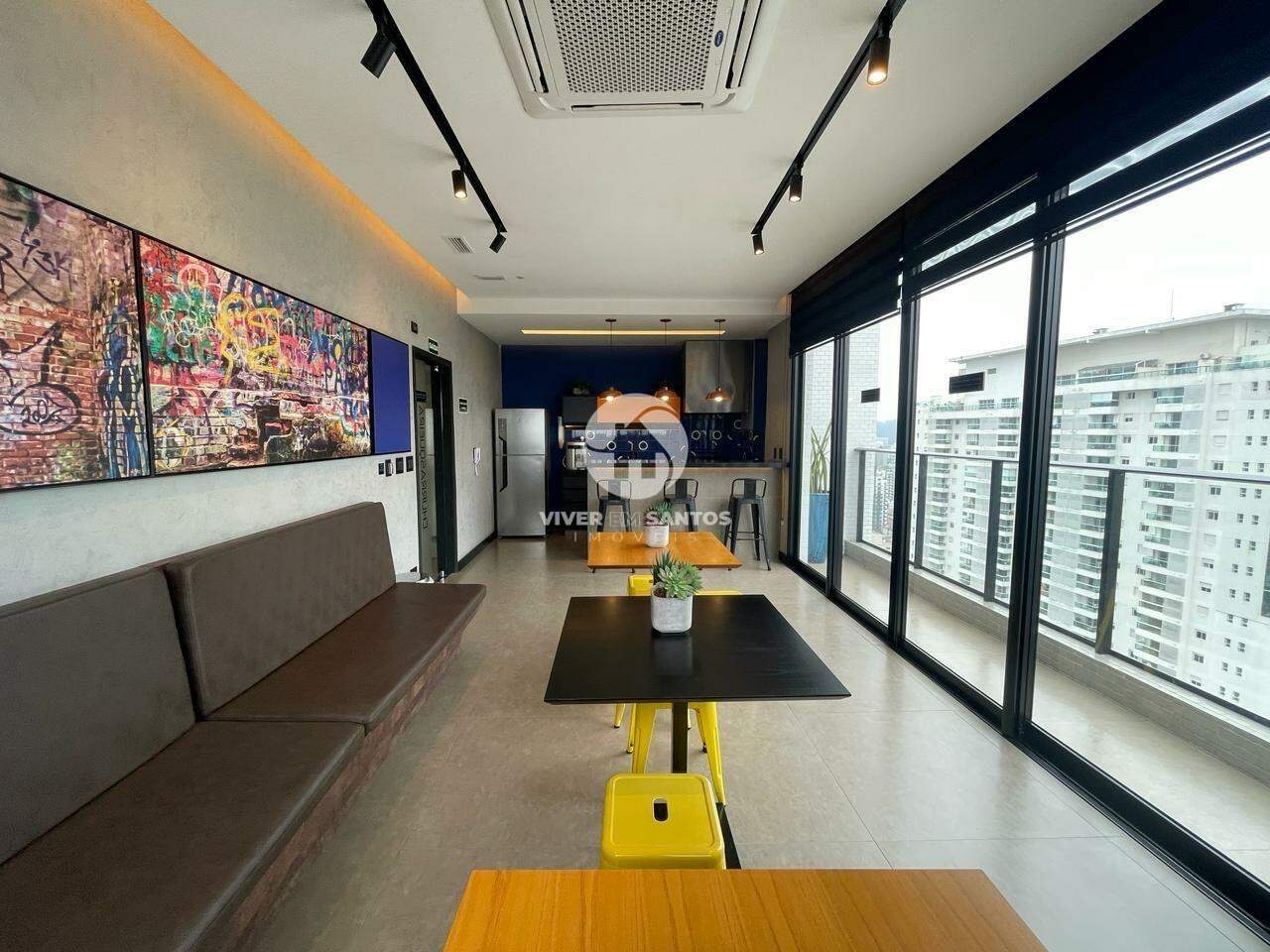 Apartamento no Boqueirão - 01 dormitório- vaga demarcada -Lazer completo- prox. á praia em Boqueirão, Santos — foto 39