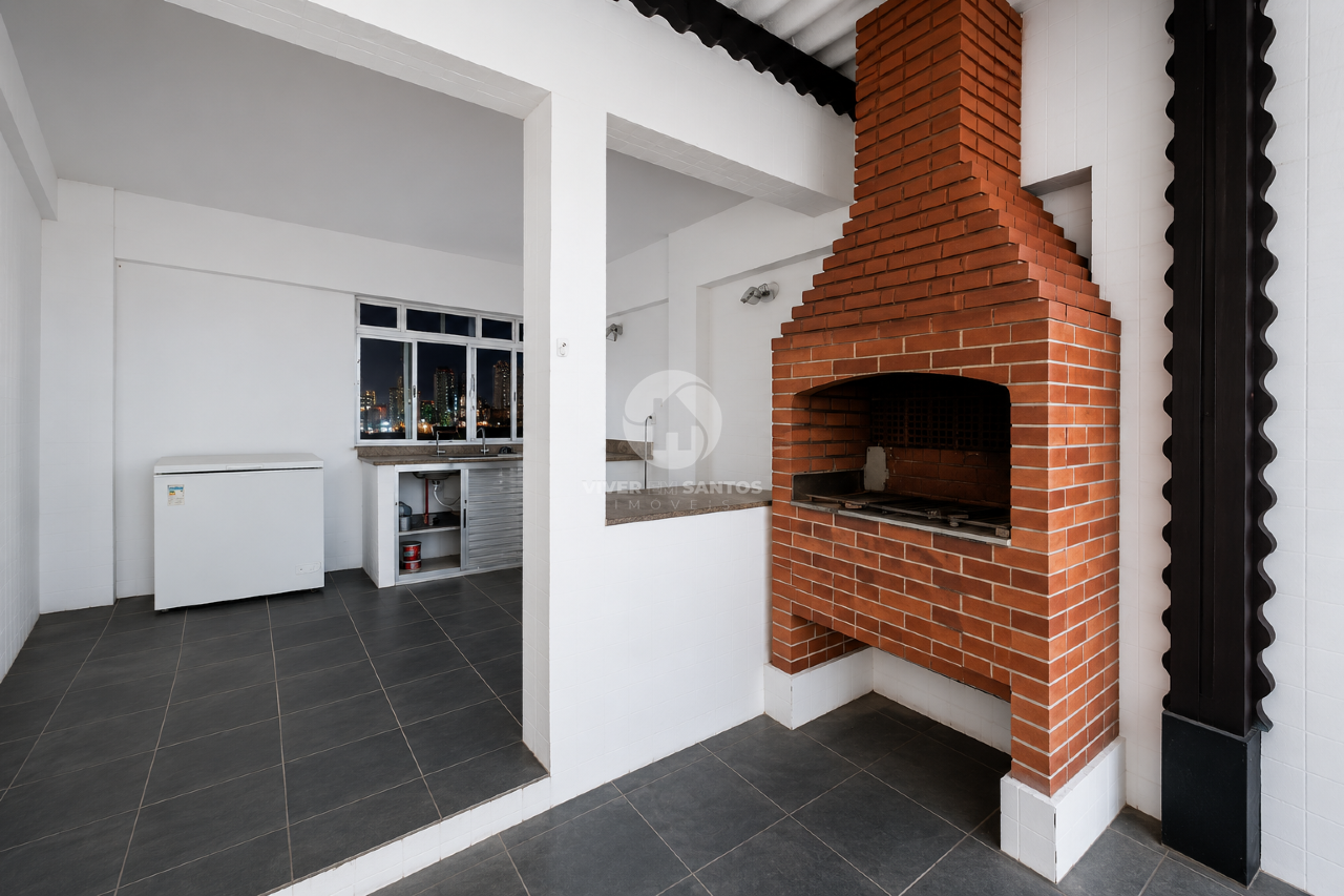 Apartamento 3 Dormitórios, Suíte, Sacadas e Dependência Completa no Gonzaga – Santos/SP em Gonzaga, Santos — foto 17