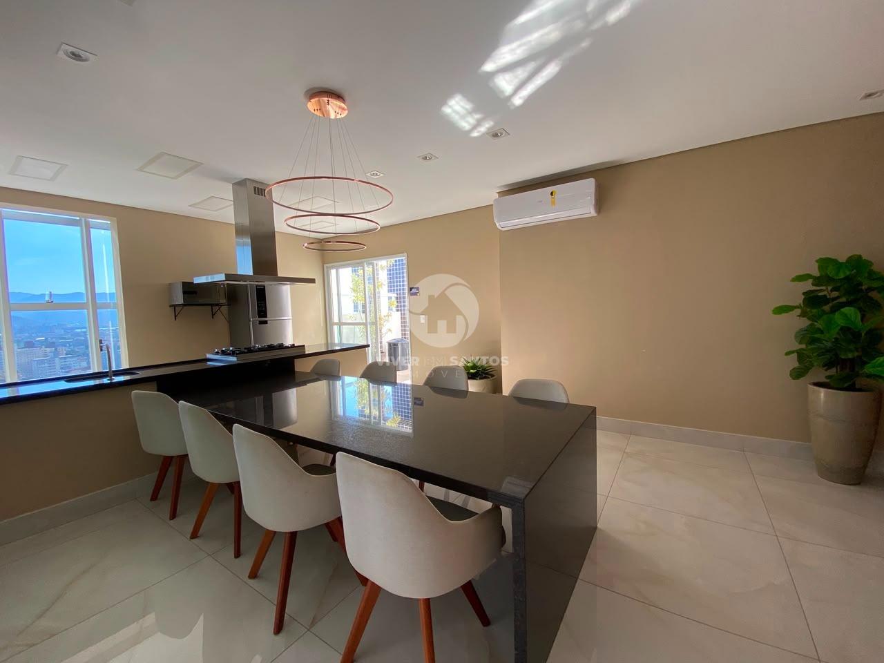 Apartamento Mobiliado, 2 Dormitórios, Varanda Gourmet, Vaga Demarcada e Lazer Completo no Boqueirão – Santos/SP em Boqueirão, Santos — foto 52