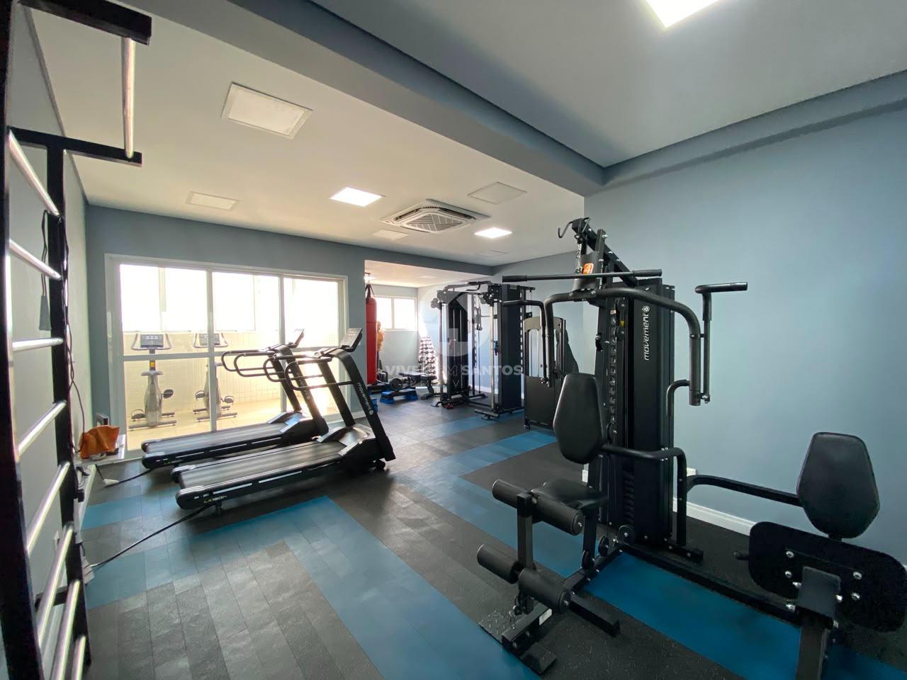 Apartamento Mobiliado, 2 Dormitórios, Varanda Gourmet, Vaga Demarcada e Lazer Completo no Boqueirão – Santos/SP em Boqueirão, Santos — foto 41