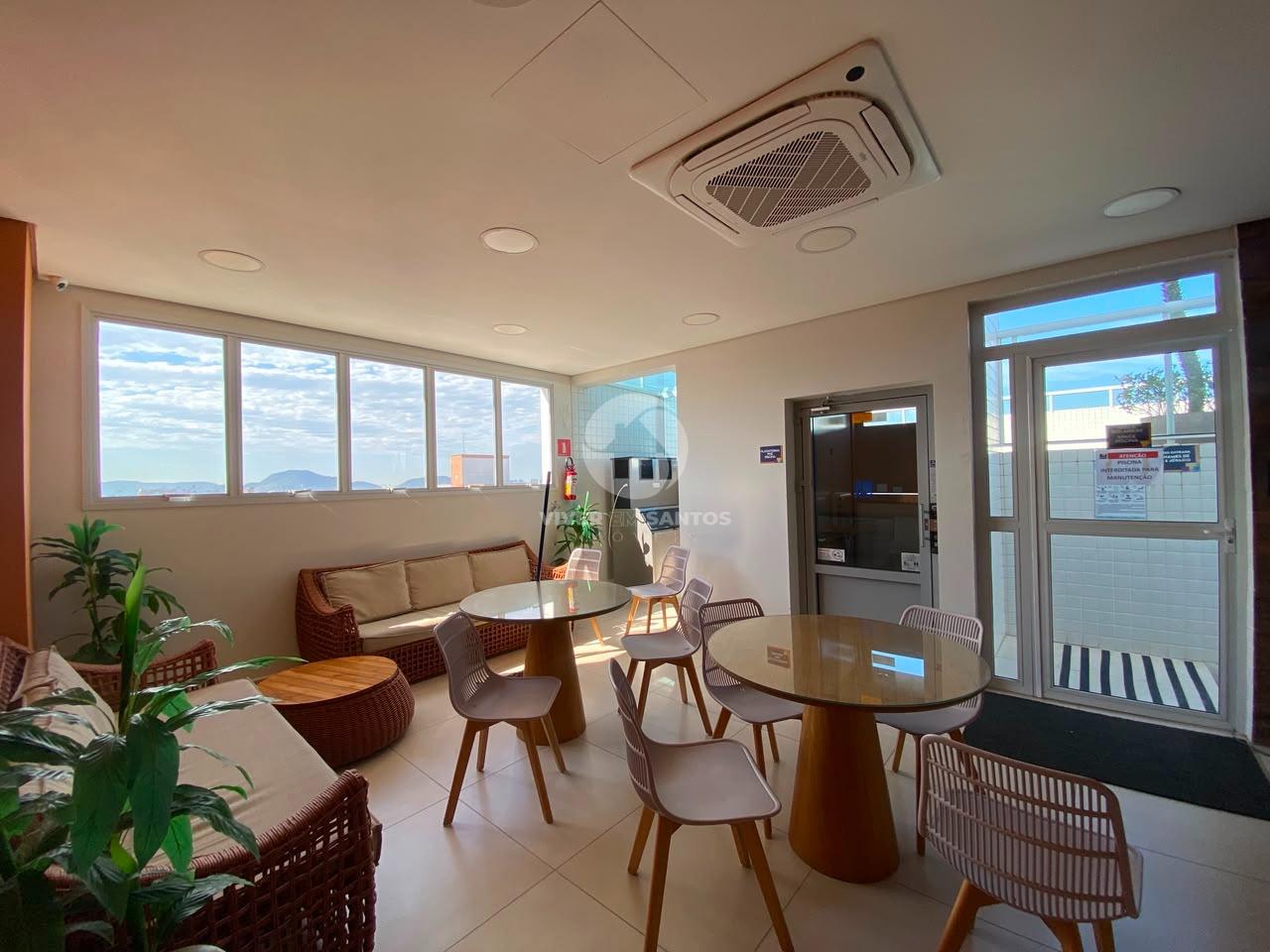 Apartamento Mobiliado, 2 Dormitórios, Varanda Gourmet, Vaga Demarcada e Lazer Completo no Boqueirão – Santos/SP em Boqueirão, Santos — foto 33