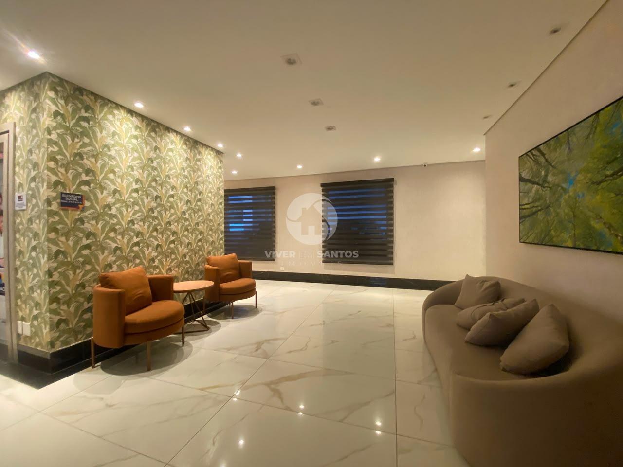 Apartamento Mobiliado, 2 Dormitórios, Varanda Gourmet, Vaga Demarcada e Lazer Completo no Boqueirão – Santos/SP em Boqueirão, Santos — foto 34