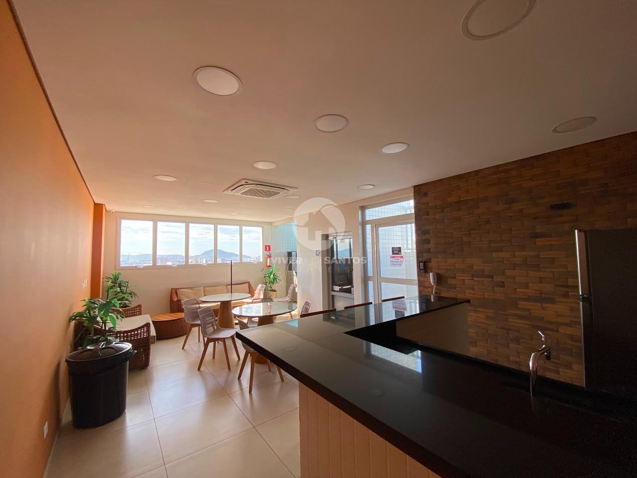 Apartamento Mobiliado, 2 Dormitórios, Varanda Gourmet, Vaga Demarcada e Lazer Completo no Boqueirão – Santos/SP em Boqueirão, Santos — foto 32