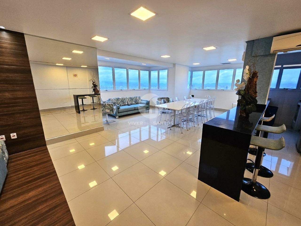 Apartamento Duplex Frente Mar, 2 Suítes, Vista para o Mar e 2 Vagas na Pompéia – Santos/SP em Pompéia, Santos — foto 29