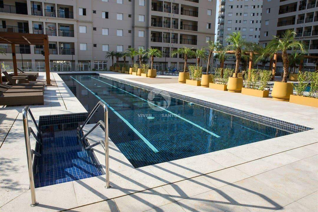 apartamento com lazer completo 2 quartos 1 suite 1 vaga SANTOS SP em Marapé, Santos — foto 18