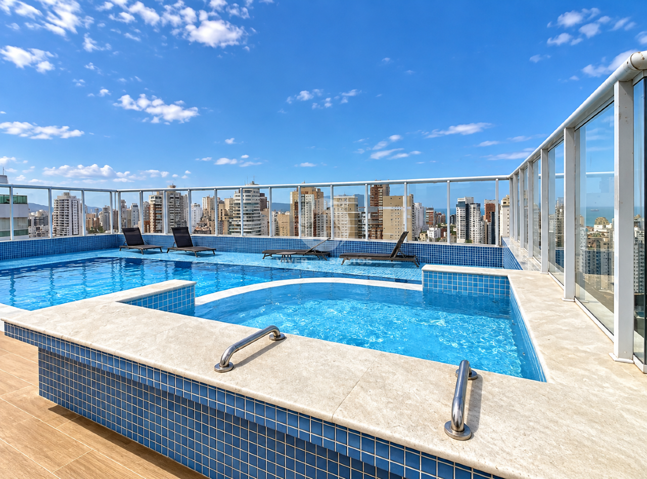Apartamento Mobiliado, 2 Dormitórios, Suíte, Varanda e Lazer Completo no Boqueirão – Santos/SP em Boqueirão, Santos — foto 40