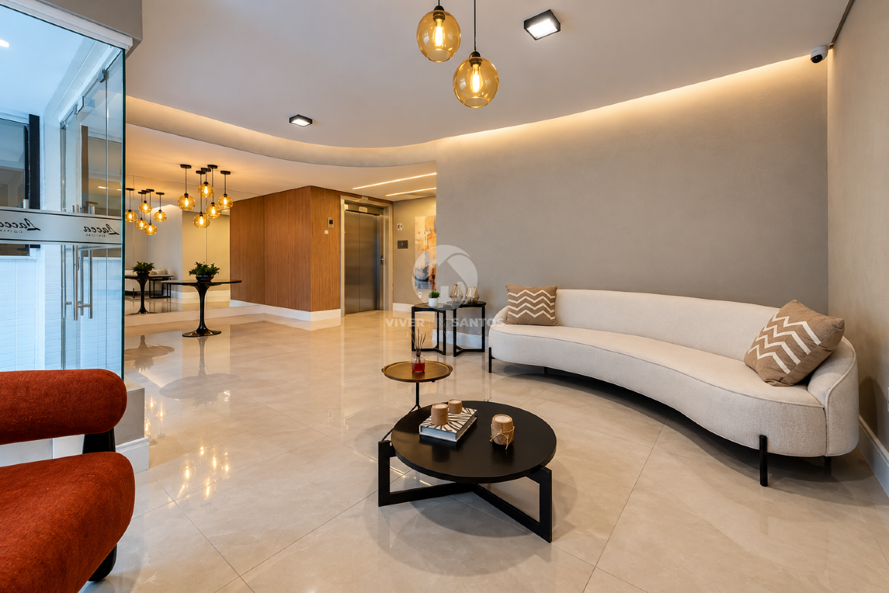 Apartamento Mobiliado, 2 Dormitórios, Suíte, Varanda e Lazer Completo no Boqueirão – Santos/SP em Boqueirão, Santos — foto 38