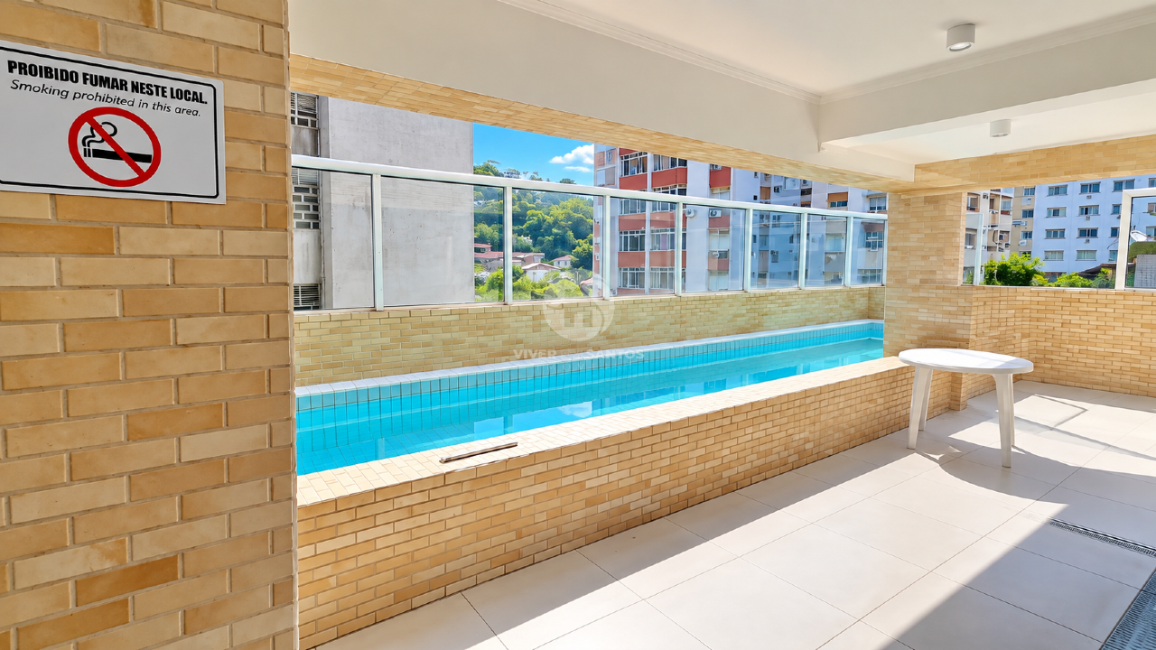 Apartamento com 1 dormitório, varanda e lazer completo no José Menino – Santos em José Menino, Santos — foto 10