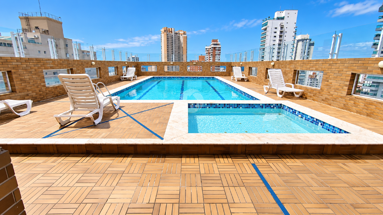 Cobertura, 4 Suítes, Piscina Privativa, Churrasqueira e 3 Vagas no Embaré – Santos/SP em Embaré, Santos — foto 32