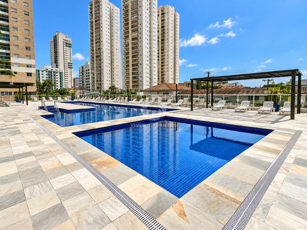 Condomínio Clube Completo: 3 Dormitórios, 2 Suítes e 2 Vagas Demarcadas - Ponta da Praia Santos/SP em Ponta da Praia, Santos — foto 15