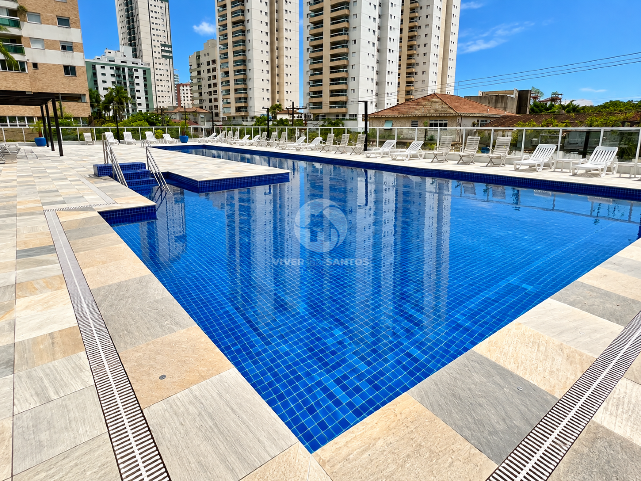 Condomínio Clube Completo: 3 Dormitórios, 2 Suítes e 2 Vagas Demarcadas - Ponta da Praia Santos/SP em Ponta da Praia, Santos — foto 14