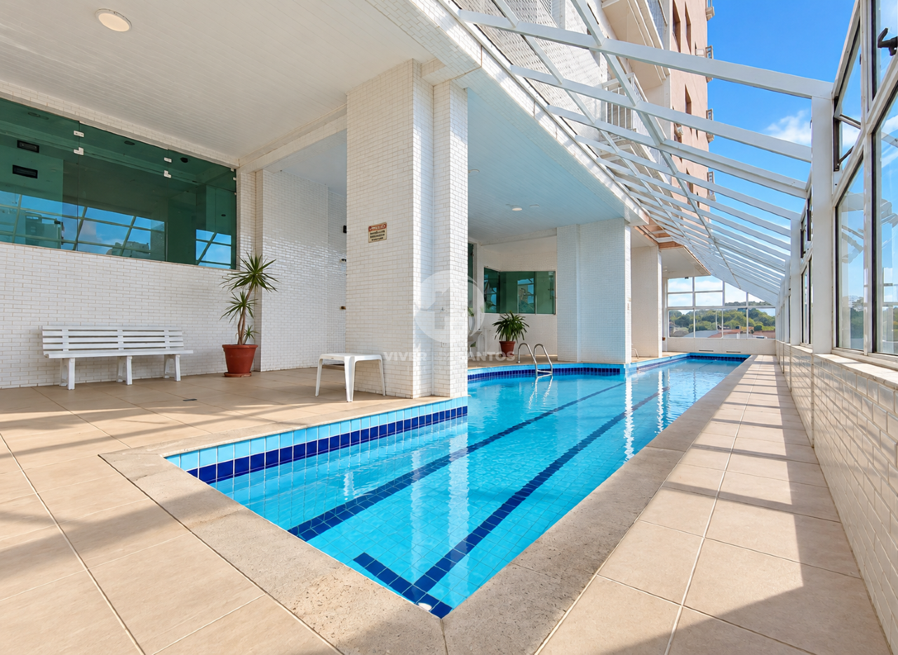 Cobertura 3 Suítes, Piscina Privativa, Churrasqueira e Vista Panorâmica Próxima à Praia – Santos/SP em Ponta da Praia, Santos — foto 31