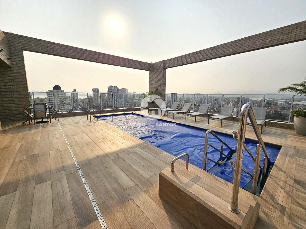 Apartamento com varanda e vista na Ponta da Praia em Ponta da Praia, Santos — foto 28