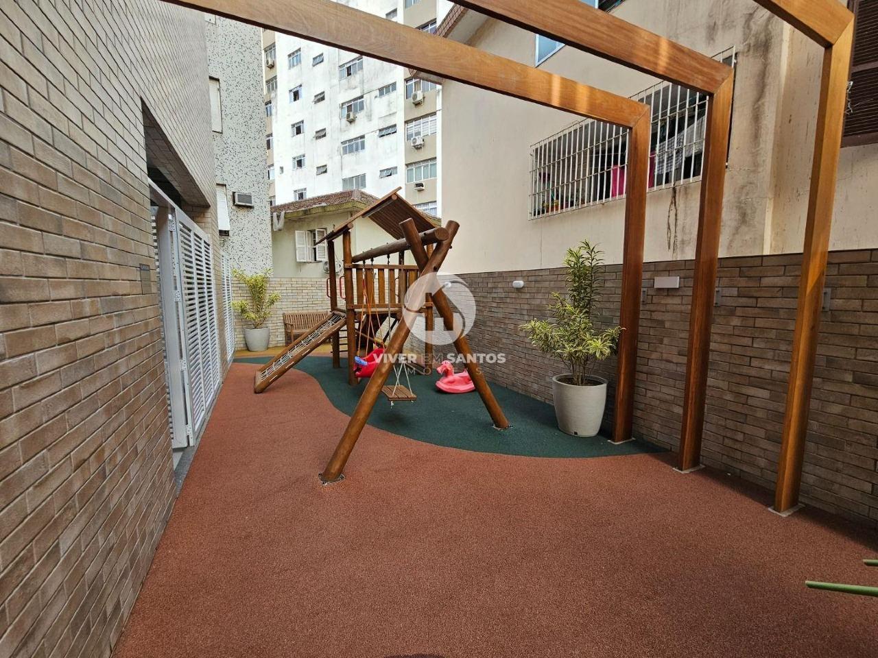 Apartamento com varanda e vista na Ponta da Praia em Ponta da Praia, Santos — foto 36