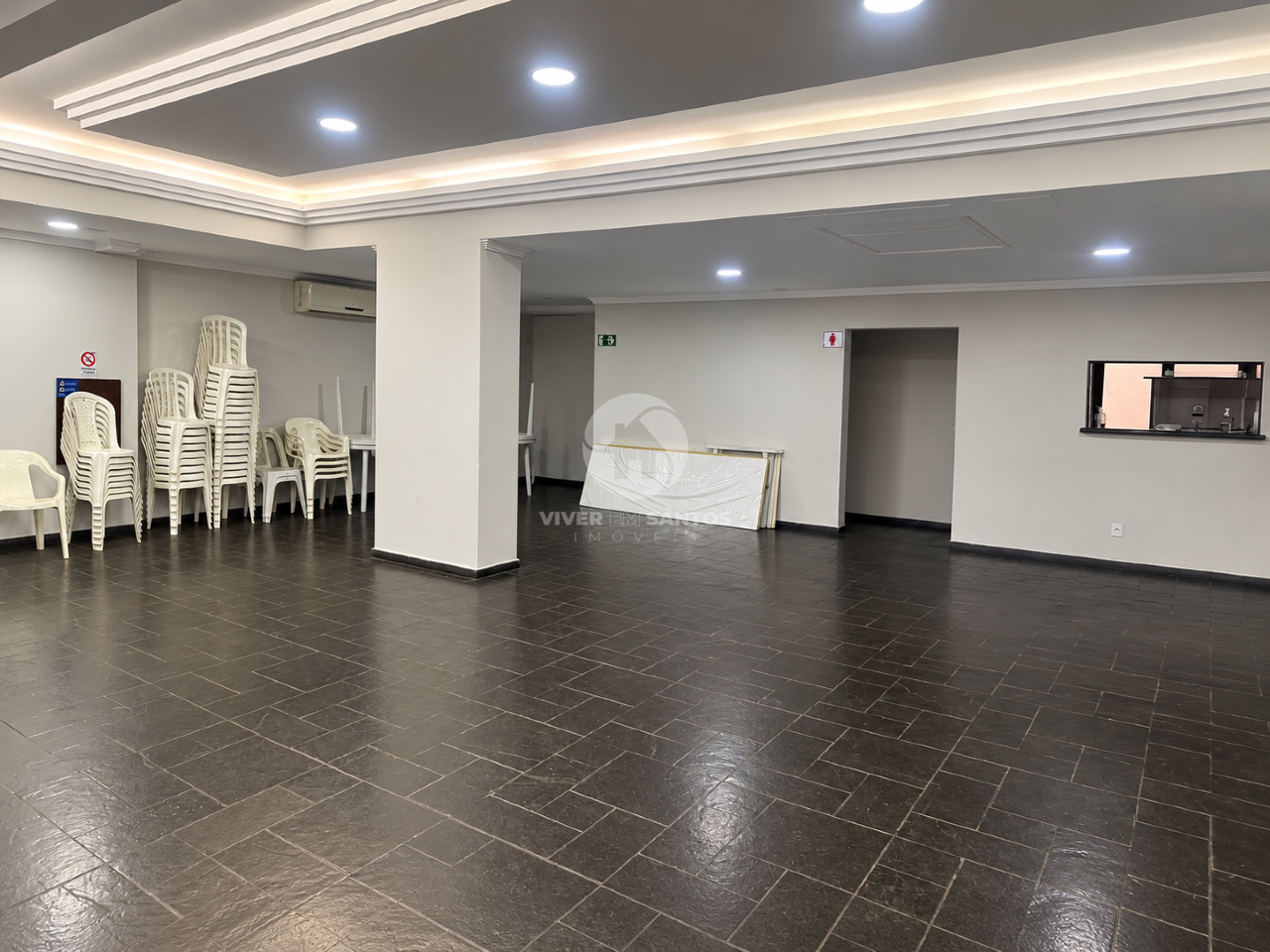 Apartamento 3 Dormitórios, Suíte, Sacadas e Garagem Demarcada no Embaré – Santos/SP em Embaré, Santos — foto 21