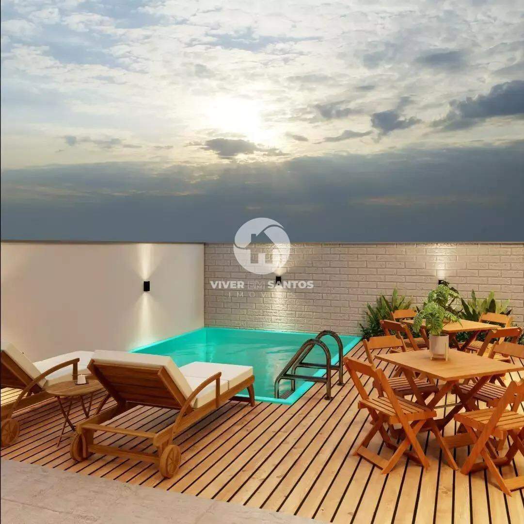 Apartamento Térreo 2 Dormitórios, Elevador e Churrasqueira no Macuco - Santos SP em Macuco, Santos — foto 19