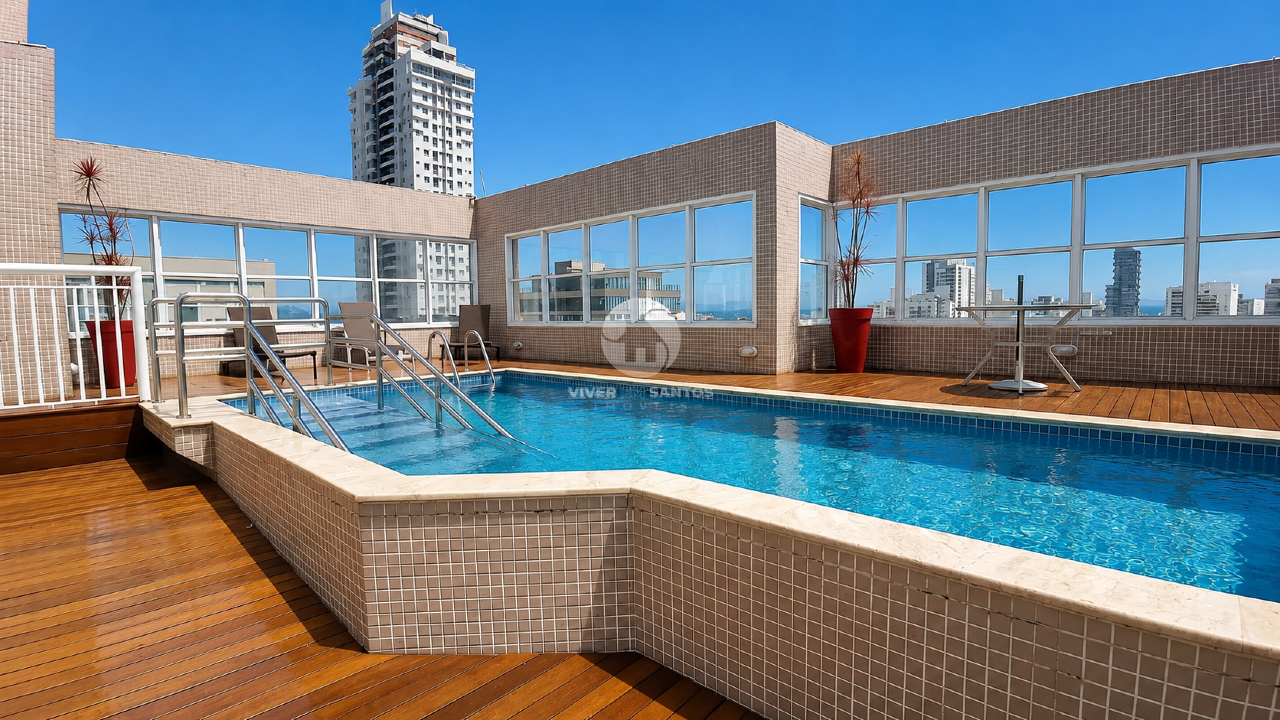 Apartamento com 3 quartos - Santos em José Menino, Santos — foto 14